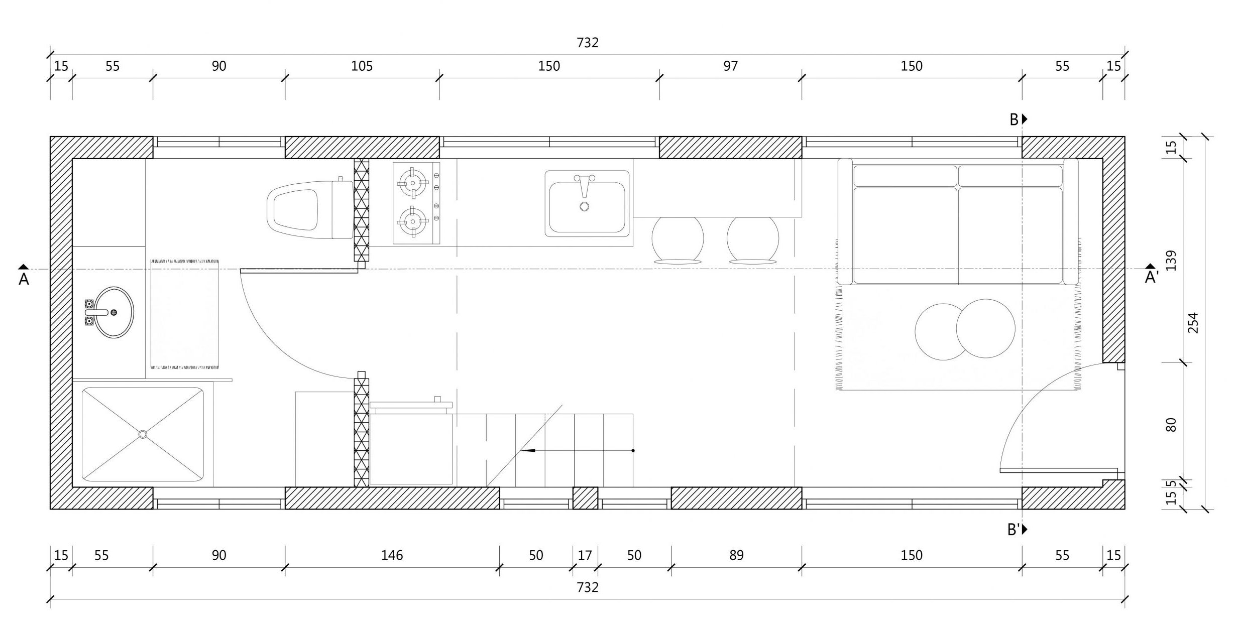Plan autocad rdc
