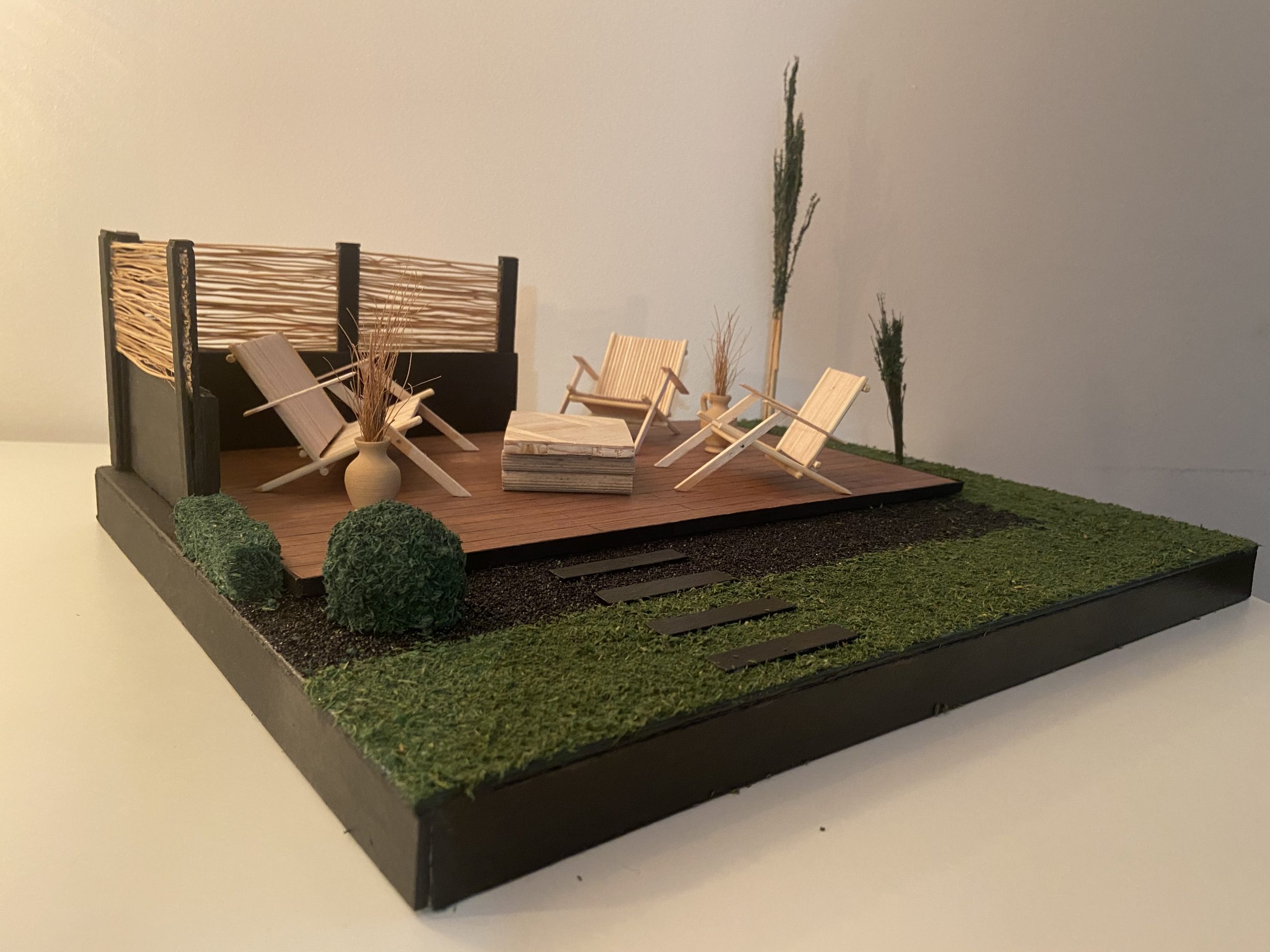 Salon de jardin en bois